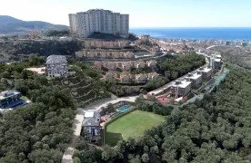 zeezicht Appartementen in een Wooncomplex in Alanya Kargicak