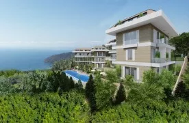 Luxe project met Zee en haven uitzichten in Alanya-Antalya