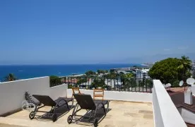 zeezicht holiday Woning nabij het Zee in Alanya, Kargicak.