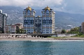 Appartement te koop 2+1 in Alanya directly aan zee.