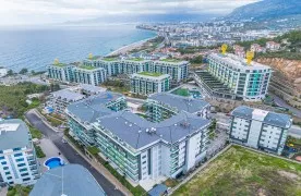 Schitterend 3+1Duplex zeezicht Appartement in Konak Seaside Resort