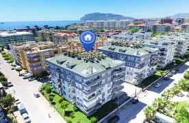 2+1 Appartement te koop, nabij Strand, Volledig gemeubileerd