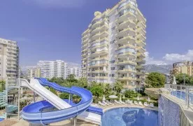 zeezicht 3+1 Duplexappartement in Mahmutlar - Sun Paradise