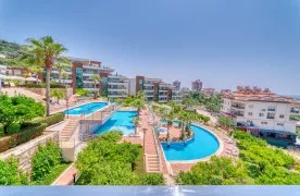 Gemeubileerd 2+1 Appartement te koop in Alanya, Cikcilli