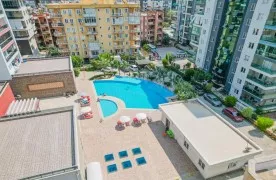 te koop Gemeubileerd 1+1 Appartement in Mahmutlar, Alanya