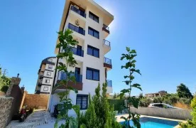 Gemeubileerd 2+1 Appartement met Swimming Zwembad te koop - Alanya, Oba