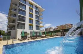 Gemeubileerd 2+1 Appartement te koop 100 m² van het Strand- Alanya, Oba