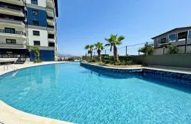 Modern 1+1 Appartement met Zwembad in Payallar, Alanya