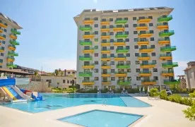 1+1 Appartement te koop in Konak Tower complex Alanya Avsallar