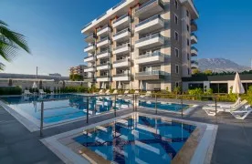 Modern 1+1 Gemeubileerd Appartement te koop in Alanya Kargicak
