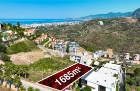 Schitterend panoramisch uitzicht Grond te koop in Kargicak, Alanya
