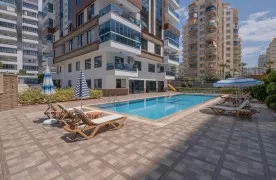 te koop Gemeubileerd 2+1 Duplexappartement in Alanya Mahmutlar