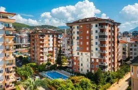2+1 Gemeubileerd Appartement in Centraal Alanya - dicht bij Strand