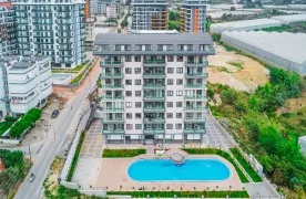 Modern 1+1 Appartement in Avsallar, Alanya met Zwembad en Fitness