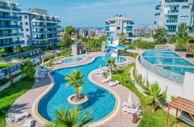 Luxe 1+1 Appartement met zeezicht en voorzieningen in Kargıcak