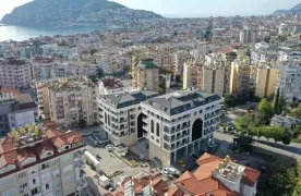 3+1 Appartement te koop in centrum van Alanya met Zwembad en voorzieningen