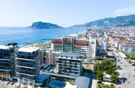 te koop 1+1 Gemeubileerd Appartement nabij Strand in Oba, Alanya