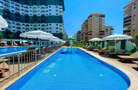 te koop 1+1 Appartement met Luxueus voorzieningen in Mahmutlar