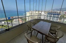 Modern 2+1 zeezicht Gemeubileerd Appartement te koop in Tosmur, Alanya