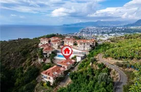 Gemeubileerd 3+2 Tuin Duplex te koop in Alanya Kargicak