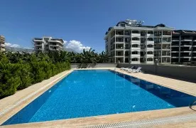 1+1 Appartement te koop in Alanya Kargıcak met zeezicht