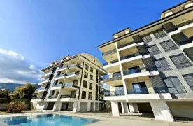 te koop Modern 1+1 Appartement met voorzieningen in Alanya, Oba
