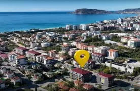 1+1 Appartement te koop in Alanya, Kestel – 600 m² Strand
