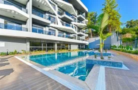 te koop 1+1 Appartement in Alanya, Oba - met Schitterend uitzichten