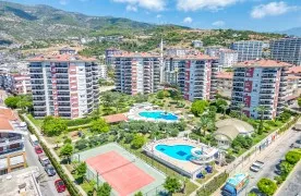 Modern 1+1 Appartement met Zwembad te koop in Cikcilli, Alanya