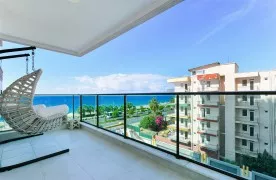 te koop Gemeubileerd 1+1 aan zee Appartement in Alanya Mahmutlar