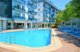 te koop 1+1 Volledig gemeubileerd Appartement met Zwembad in Oba Alanya