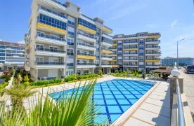 Gemeubileerd 2+1 Appartement te koop in Alanya Kestel met Zwembad