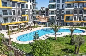 Modern 1+1 Appartement te koop in Alanya Oba met voorzieningen
