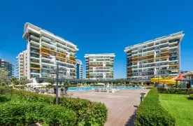 Gemeubileerd 2 kamers Appartement te koop in Alanya Avsallar