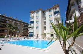 Gemeubileerd 1+1 Appartement te koop in Alanya Oba, 300 m² van het Zee