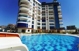 Gemeubileerd 1+1 Appartement te koop in Alanya Gazipaşa
