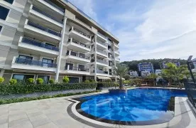 3+1 Duplexappartement met zeezicht in Alanya Kargıcak