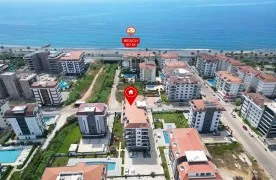 2 kamers Gemeubileerd Appartement in Kestel, Alanya – 80 m² to Zee
