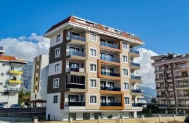 Gemeubileerd 1+1 Appartement te koop in Alanya Kestel