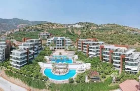 Modern 1+1 Gemeubileerd Appartement te koop in Alanya Cikcilli