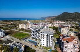 2 kamers Appartement te koop in Antalya Gazipaşa -Zee & natuurzicht