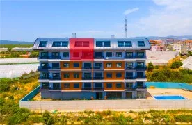 zeezicht 3 kamers Duplex te koop in Alanya Payallar