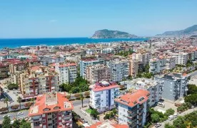 3 kamers Gemeubileerd Appartement te koop in Alanya Oba–Top Ligging