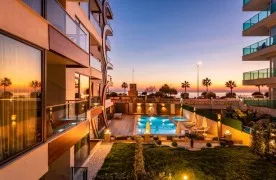 aan zee 2+1 Appartement te koop in Alanya Kestel