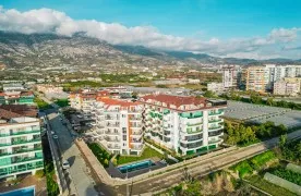 1+1 Appartement te koop in Alanya Kestel met zeezicht