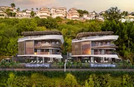 Luxe villa’s te koop in Alanya Kargıcak – zeezicht