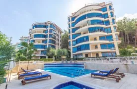 zeezicht 3+1 Duplexappartement te koop in Antalya Kargicak