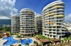 Gemeubileerd 1+1 Appartement te koop in Alanya Cikcilli