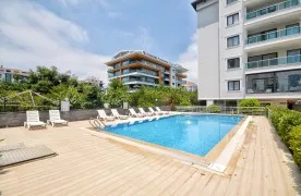 Gemeubileerd 1+1 Appartement te koop in Alanya Kestel