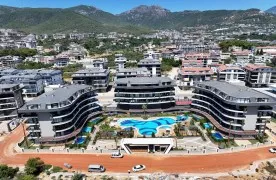 Modern 1+1 Appartement te koop in Alanya Oba